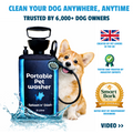 Portable Dog Washer | 5L Shower Kit with Brush Head