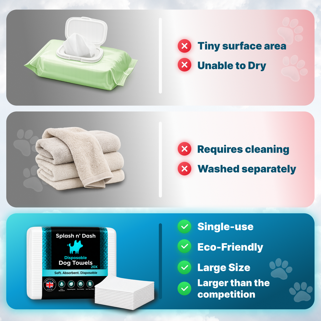 Splash n' Dash Dog Drying Towel | Pack of 20
