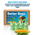Splash n' Dash Cornstarch Dog Poop Bags - Pack of 240 Rolls
