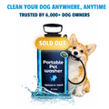 Portable Dog Washer | 5L Shower Kit with Brush Head